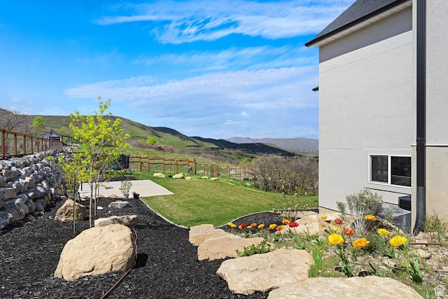 86 Elk Ridge Dr W, Elk Ridge, UT 84651 - view of yard featuring a mountain view and a patio