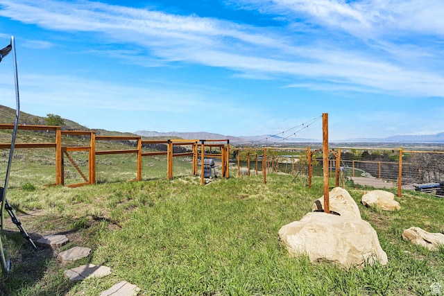 86 Elk Ridge Dr W, Elk Ridge, UT 84651 - view of yard featuring a mountain view