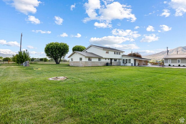 5186 W 9970 S, Payson, UT 84651 - view of grassy yard with a mountain view