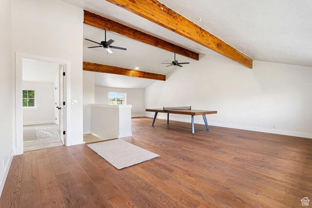 5186 W 9970 S, Payson, UT 84651 - unfurnished room featuring healthy amount of natural light, ceiling fan, wood-type flooring, and baseboards