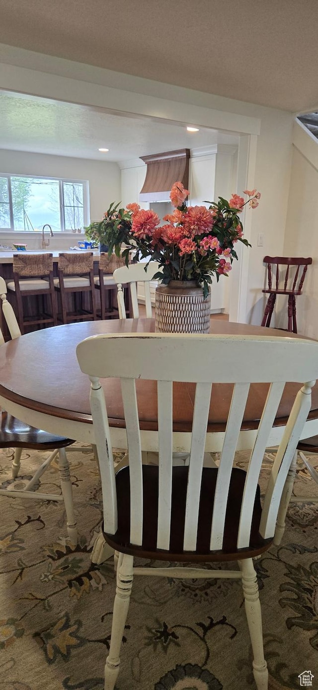 view of dining room