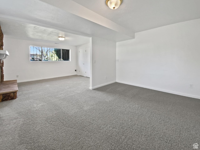 3445 W 3650 S, West Valley City, UT 84119 - unfurnished living room featuring carpet and baseboards