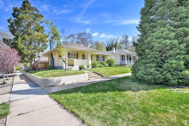 1248 26th St, Ogden, UT 84401 - single story home with fence, a front lawn, and stucco siding