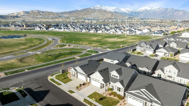 2414 N 4060 W, Lehi, UT 84043 - bird's eye view featuring a mountain view and a residential view