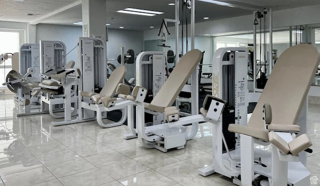 view of gym