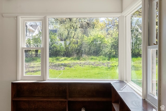 382 N 400 E, Logan, UT 84321 - unfurnished sunroom featuring a healthy amount of sunlight