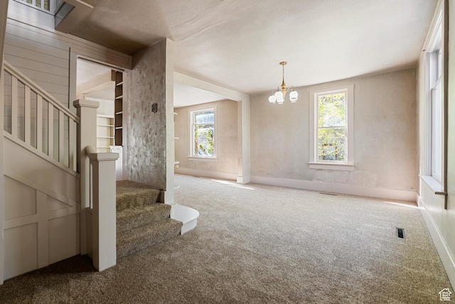 382 N 400 E, Logan, UT 84321 - interior space featuring a chandelier and stairs