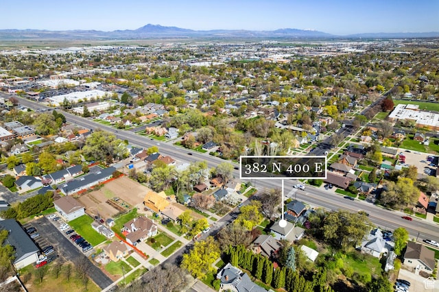 382 N 400 E, Logan, UT 84321 - birds eye view of property with a mountain view