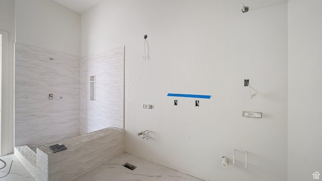 11606 S Halcom Dr, South Jordan, UT 84095 - bathroom with marble look tiles