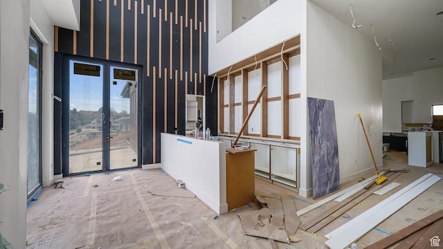 11606 S Halcom Dr, South Jordan, UT 84095 - hall with a towering ceiling