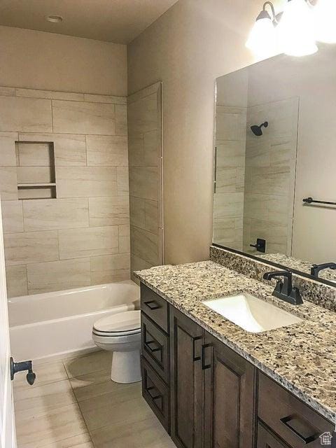 232 W 200 S, Ivins, UT 84738 - full bathroom featuring shower / bathing tub combination, vanity, and toilet