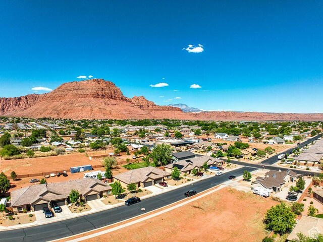 232 W 200 S, Ivins, UT 84738 - drone / aerial view featuring a mountain view and a residential view