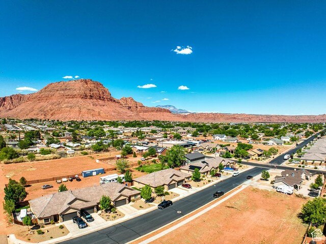 232 W 200 S, Ivins, UT 84738 - birds eye view of property with a mountain view and a residential view