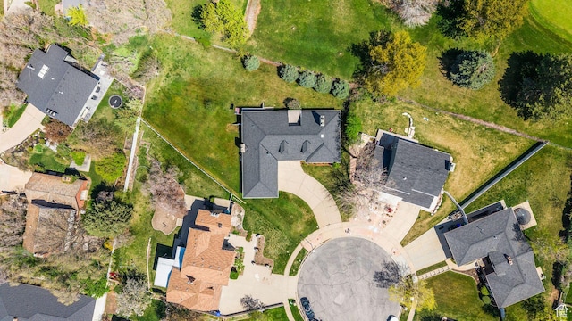 aerial view featuring a residential view