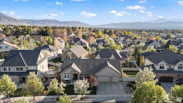 2010 E Rocklin Dr, Sandy, UT 84092 - aerial view with a residential view and a mountain view