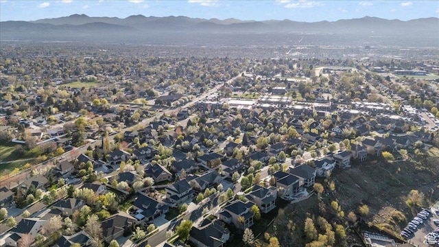 2010 E Rocklin Dr, Sandy, UT 84092 - birds eye view of property featuring a mountain view