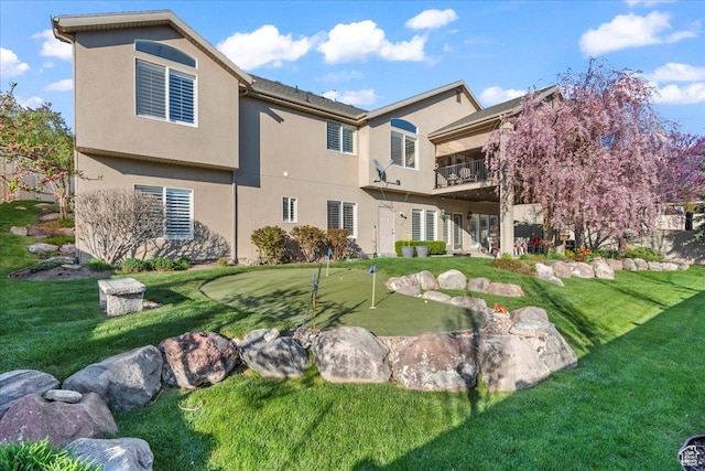 2010 E Rocklin Dr, Sandy, UT 84092 - view of property's community with a lawn