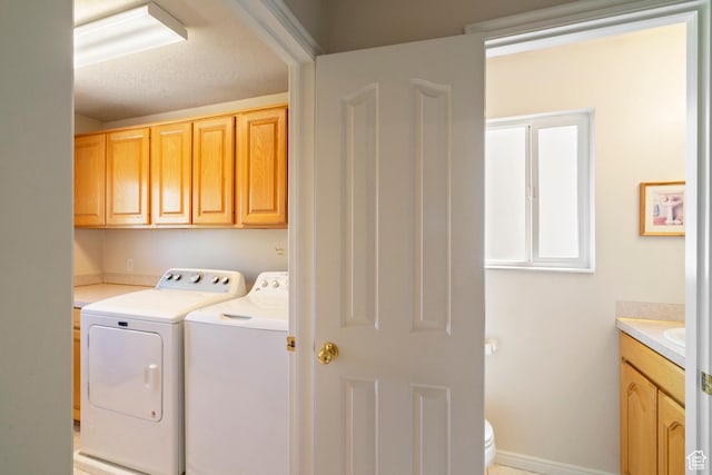 618 W 225 S, Layton, UT 84041 - washroom featuring washing machine and dryer and cabinet space