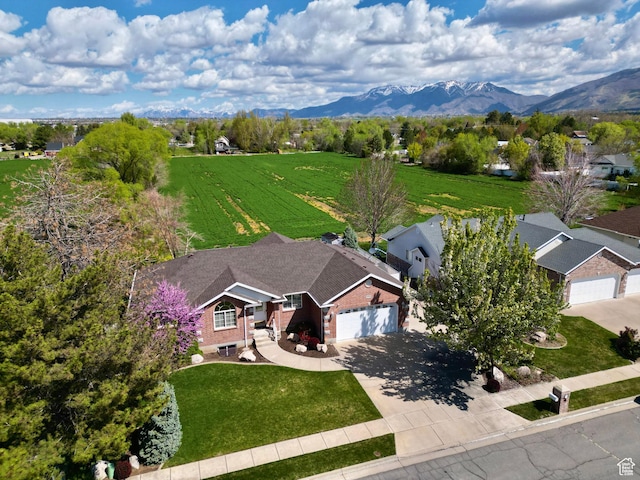 618 W 225 S, Layton, UT 84041 - drone / aerial view with a mountain view