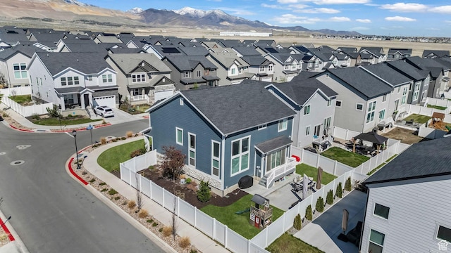 12373 S Pedroia St, Herriman, UT 84096 - aerial view of residential area featuring mountains