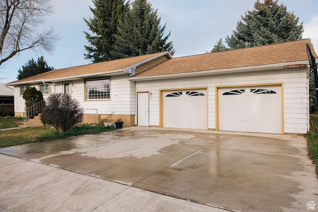 109 S 2nd W, Grace, ID 83241 - ranch-style house with an attached garage and roof with shingles