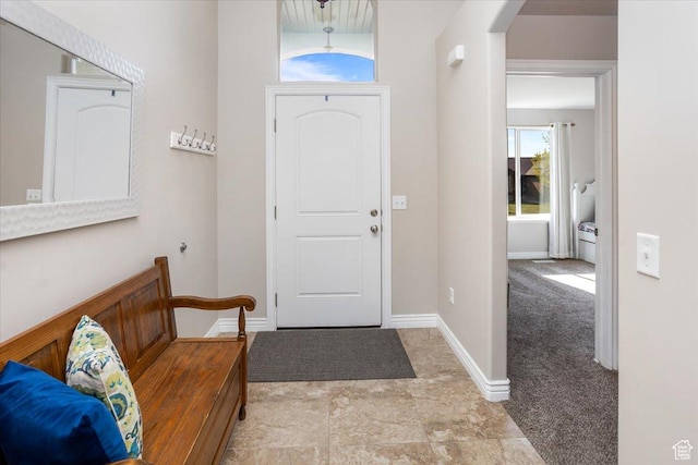 4206 Rose Springs Rd, Erda, UT 84074 - entryway with arched walkways and baseboards