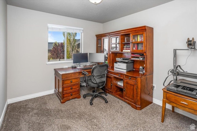 4206 Rose Springs Rd, Erda, UT 84074 - carpeted home office featuring baseboards
