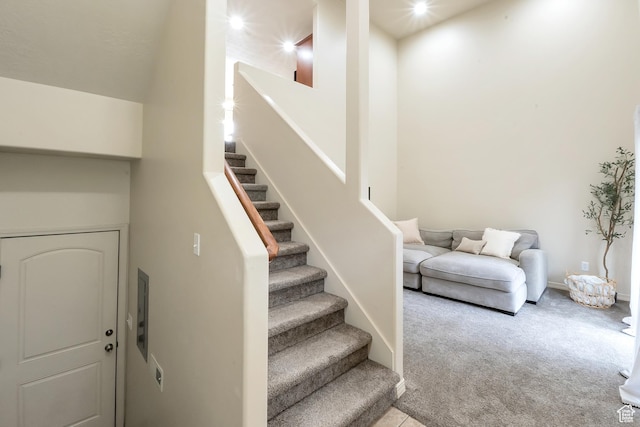 577 E 1590 S, Lehi, UT 84043 - stairs featuring carpet flooring