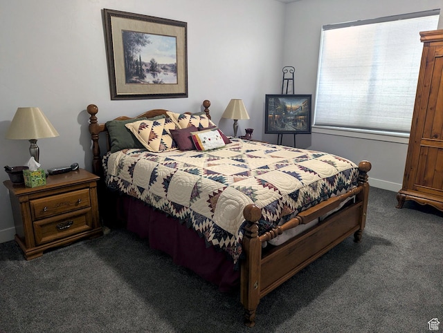 627 W Olympic Ln, Elk Ridge, UT 84651 - bedroom featuring dark colored carpet