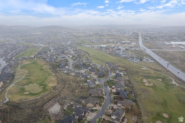 9226 N Mount Airey Dr W, Eagle Mountain, UT 84005 - view of property location featuring mountains, nearby suburban area, and a golf course