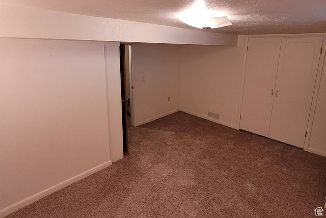 273 S 7th St S, Montpelier, ID 83254 - finished basement featuring carpet floors and a textured ceiling