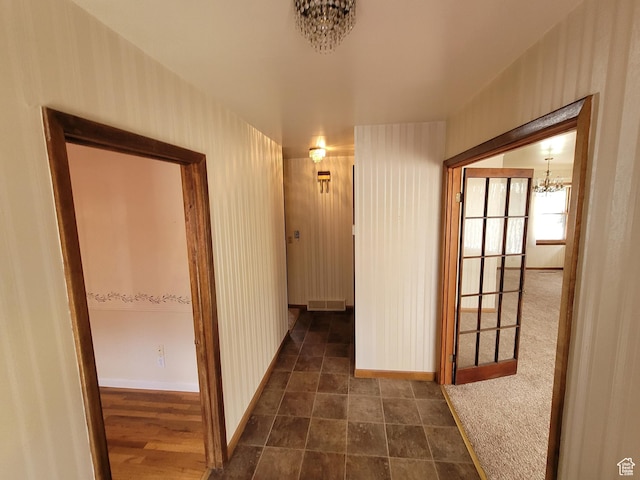 273 S 7th St S, Montpelier, ID 83254 - hall featuring a chandelier
