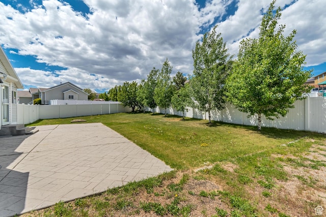 6706 S Adventure Way, West Jordan, UT 84084 - view of yard with a patio area and a fenced backyard