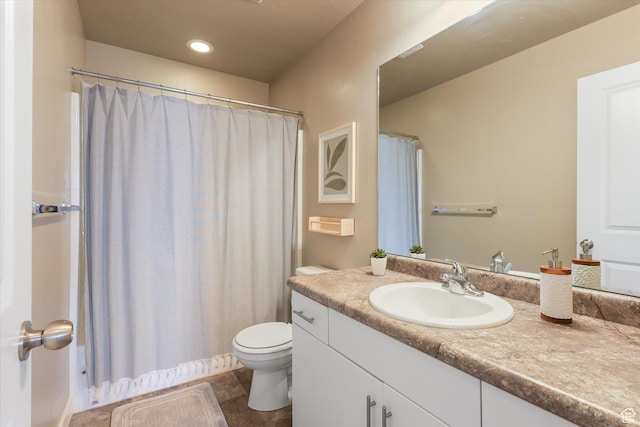 111 S 1800 W, Pleasant Grove, UT 84062 - bathroom featuring vanity, recessed lighting, and toilet