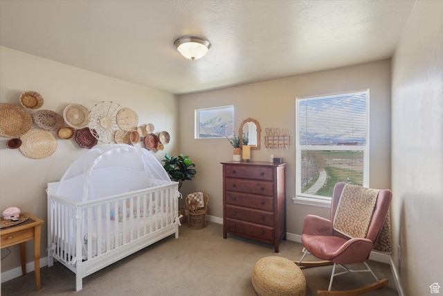 111 S 1800 W, Pleasant Grove, UT 84062 - carpeted bedroom featuring a crib and baseboards