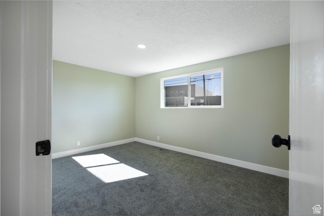 934 E Carnation Dr, Sandy, UT 84094 - carpeted spare room with recessed lighting, a textured ceiling, and baseboards