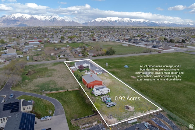 4577 S 4300 W, West Haven, UT 84401 - drone / aerial view featuring a mountain view and a residential view