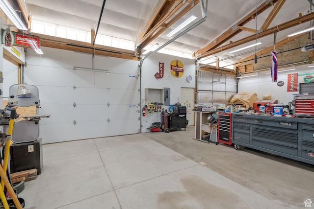 4577 S 4300 W, West Haven, UT 84401 - garage with electric panel and a workshop area