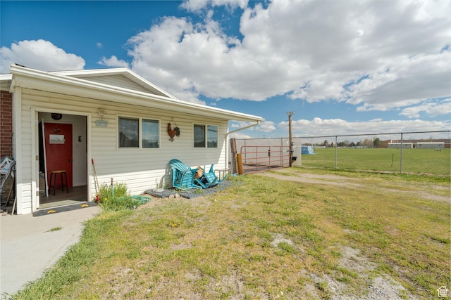 4577 S 4300 W, West Haven, UT 84401 - exterior space featuring a front lawn and fence