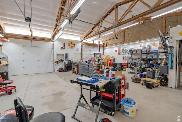 4577 S 4300 W, West Haven, UT 84401 - garage featuring a workshop area