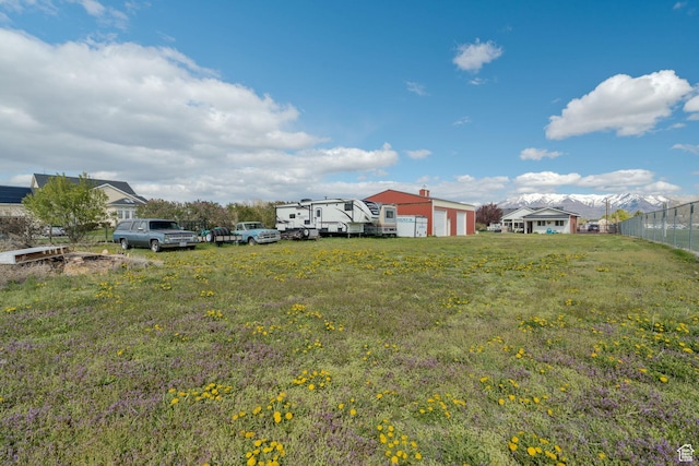 4577 S 4300 W, West Haven, UT 84401 - view of yard with a detached garage and fence