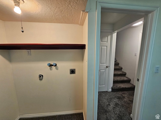723 E 200 N, Orem, UT 84097 - washroom with electric dryer hookup, laundry area, carpet floors, and hookup for a washing machine