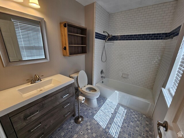 723 E 200 N, Orem, UT 84097 - bathroom with vanity, toilet, and tub / shower combination