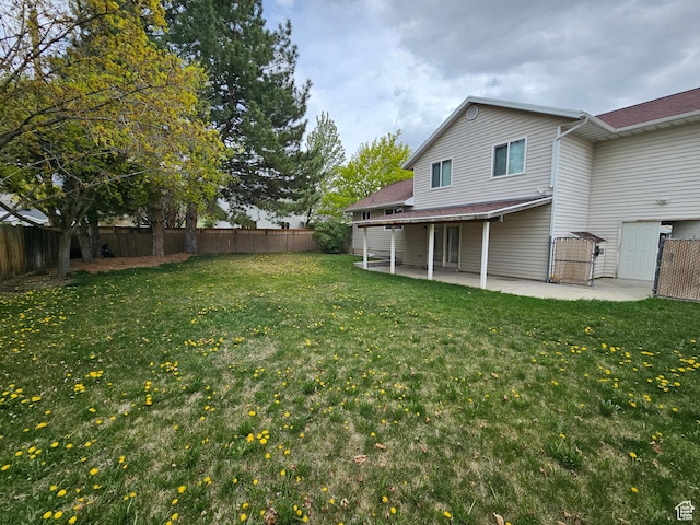 723 E 200 N, Orem, UT 84097 - view of yard featuring a fenced backyard and a patio area