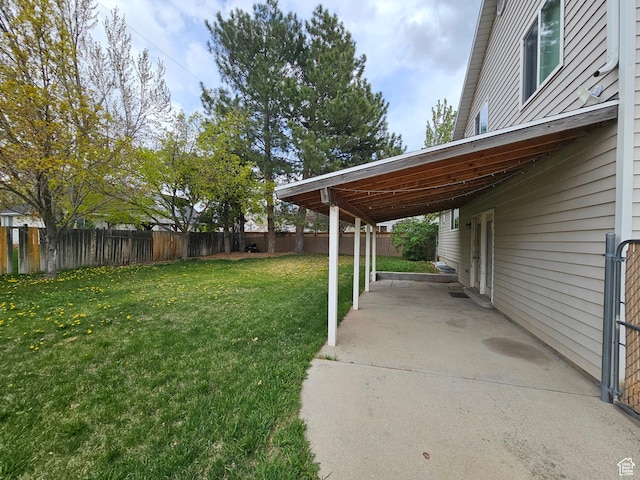 723 E 200 N, Orem, UT 84097 - view of yard featuring a fenced backyard and a patio area