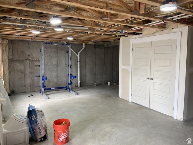 9372 N Scenic Mountain Dr W, Eagle Mountain, UT 84005 - view of unfinished basement