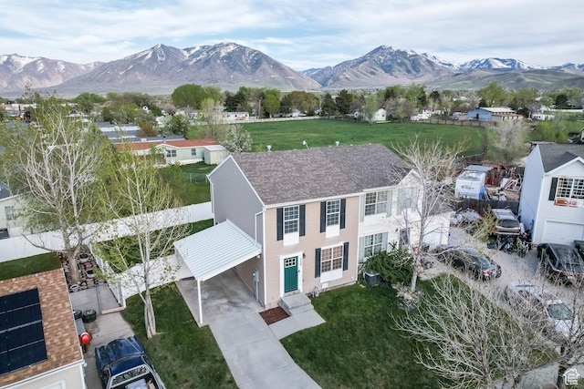 734 N 170 W, Tooele, UT 84074 - drone / aerial view featuring a mountain view