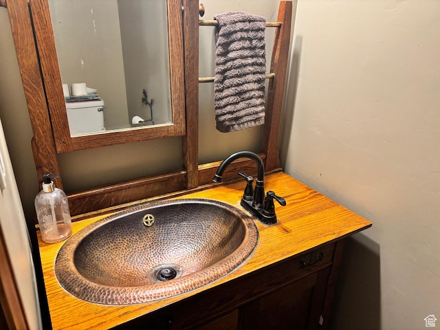 9762 S 3350 W, Payson, UT 84651 - interior details featuring vanity and toilet