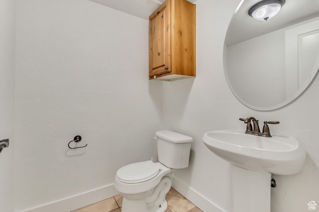 2074 S Orchard Dr, Bountiful, UT 84010 - bathroom with tile patterned floors, baseboards, and toilet