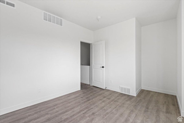 805 S 800 W Unit D, Salt Lake City, UT 84104 - spare room with wood finished floors and visible vents